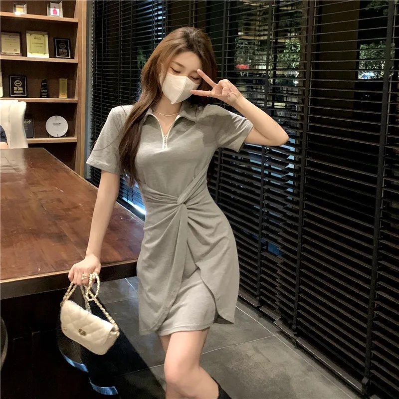 Đầm Polo Tay Ngắn Phong Cách Mùa Hè Mới HZFWC1138