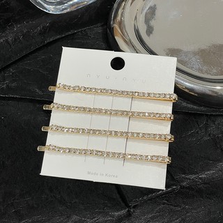 Set 4 Kẹp Tóc Đính Đá Lấp Lánh Thời Trang
