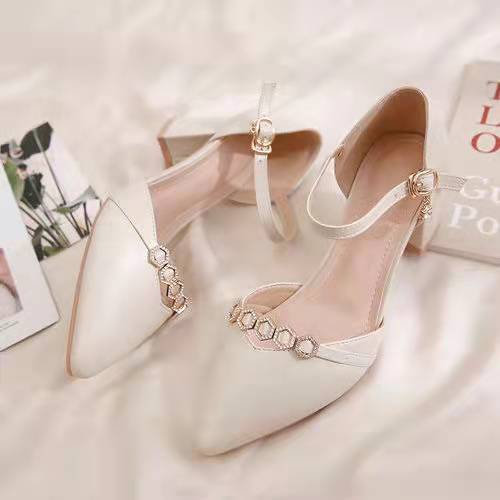 Sandal Cao Gót Mũi Nhọn Thiết Kế Mới Thời Trang Mùa Hè 2023 Dành Cho Nữ