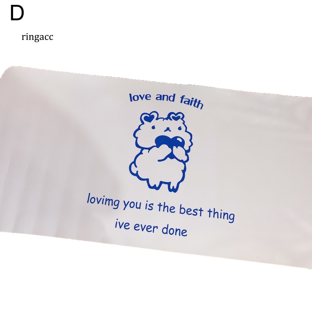 Tấm Lót Chuột RGA Giả Da In Họa Tiết Hoạt Hình Dễ Thương Chống Mòn / Trượt Tiện Dụng