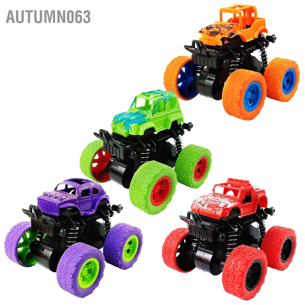 Autumn063 Đồ Chơi Xe Địa Hình Quán Tính Kép Mô Phỏng Shakeproof Offroad Cho Trẻ Em