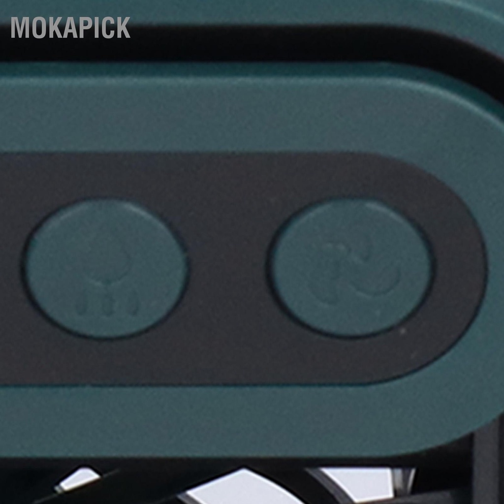 Mokapick Máy làm mát không khí để bàn USB Type-C Quạt điều hòa lắc đầu có gương đứng điện thoại di động