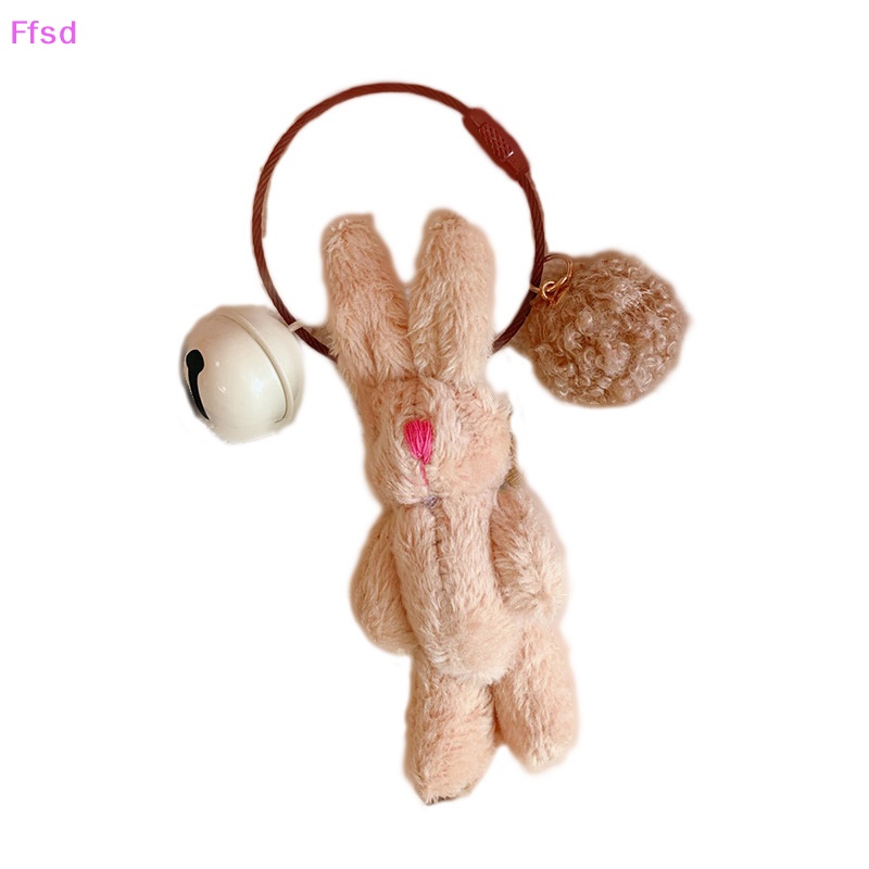 {Ffsd} Móc Khóa Điện Thoại Hình Thỏ Bông Dễ Thương Thời Trang Hàn Quốc