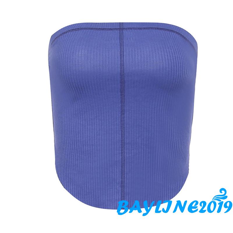 Áo Ống Cổ Thuyền Màu Trơn Hở Lưng Thời Trang Dành Cho Nữ