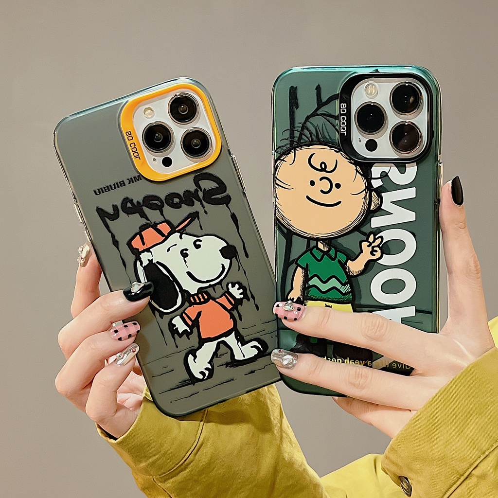 Ốp Điện Thoại TPU Mềm Trong Suốt Họa Tiết Chú Chó Snoopy Dễ Thương Cho iPhone 11 13 12 14 PRO MAX
