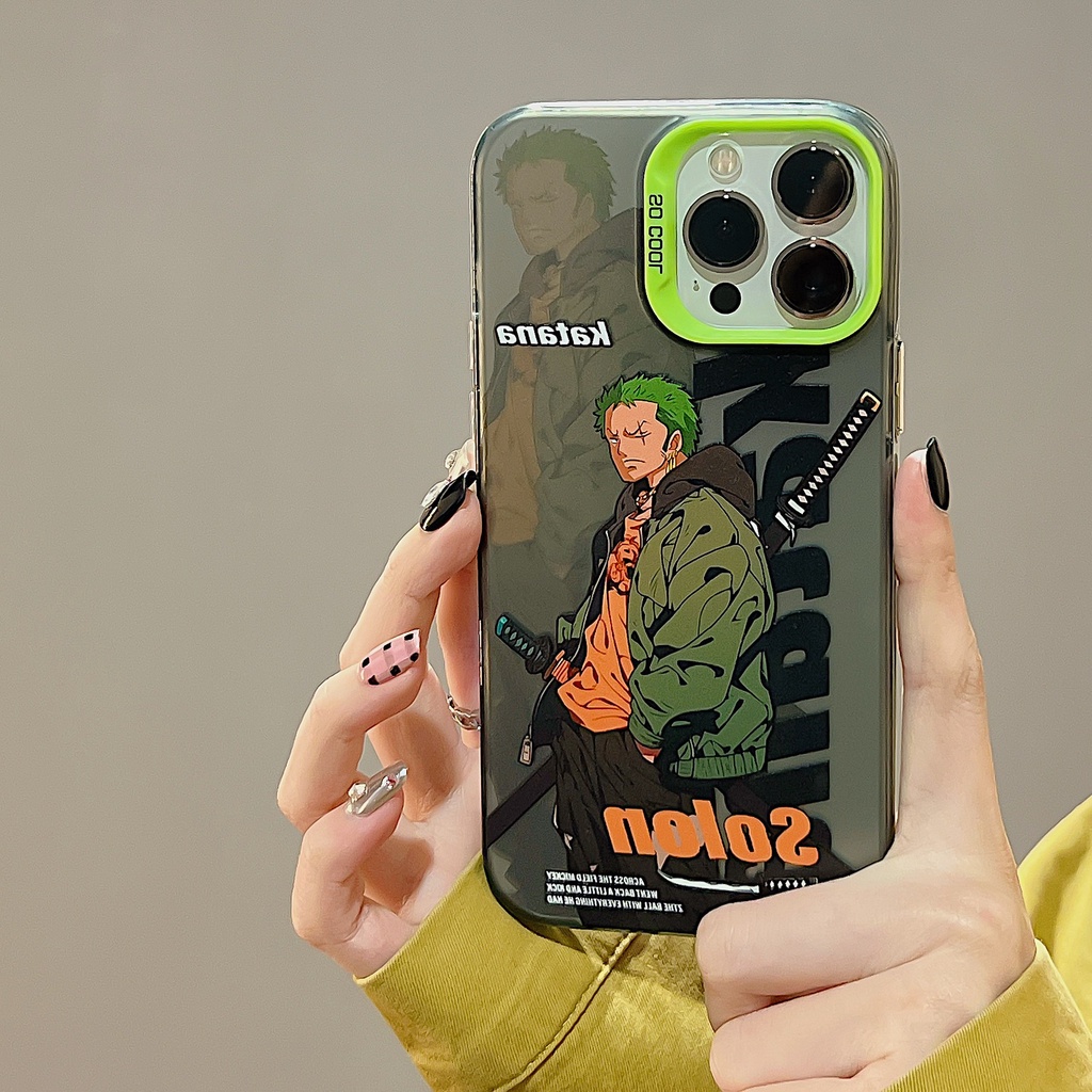 Ốp Điện Thoại TPU Mềm Trong Suốt Họa Tiết One Piece Cho iPhone 11 13 12 14 PRO MAX