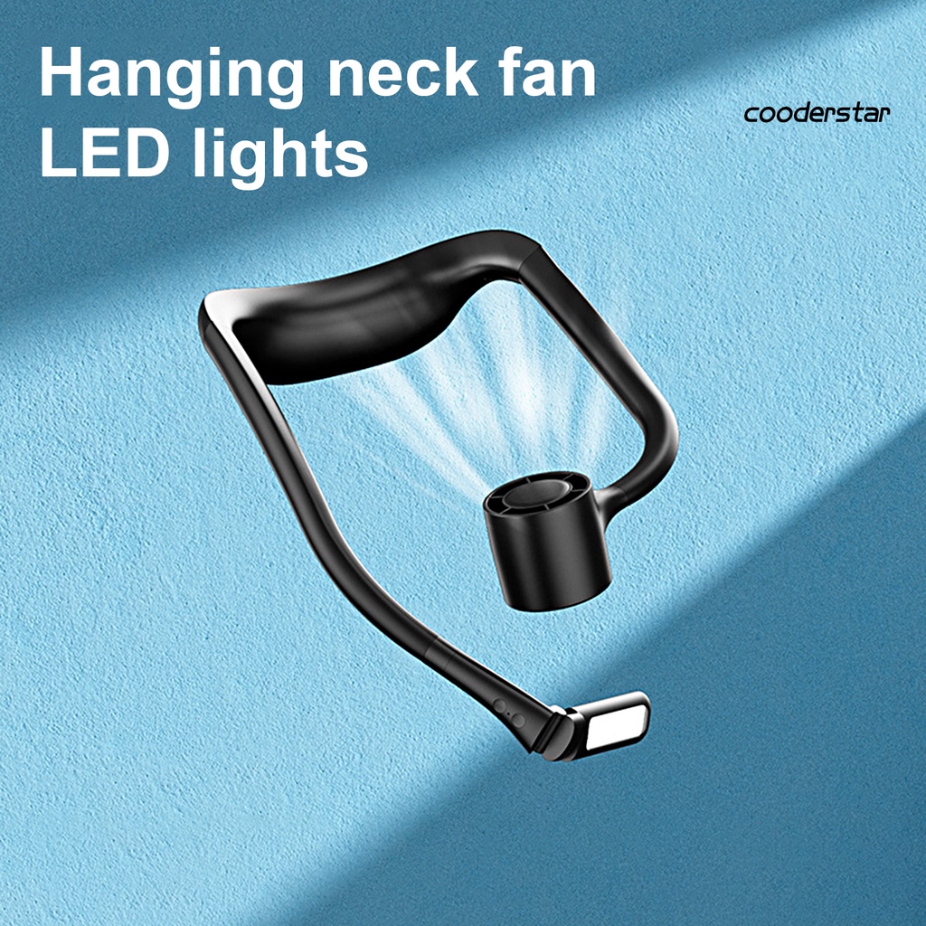 Quạt Đeo Cổ 3 Cánh Bằng ABS Không Ồn Ít Ồn Tùy Chỉnh Kèm Sạc USB Tiện Dụng Cho Gia Đình