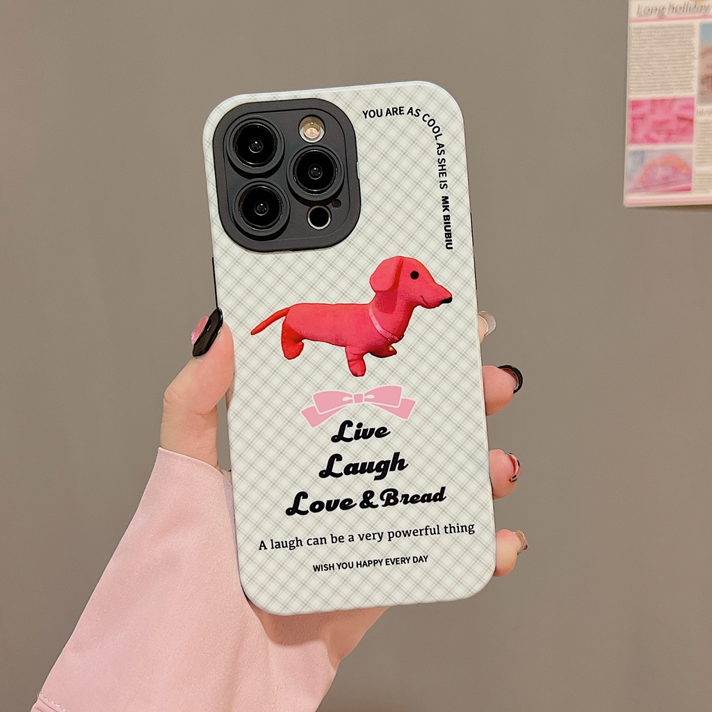 Ốp Điện Thoại Nhựa PC Cứng Viền Dẻo Chống Sốc In Hình Chó Mèo Đen Cho iPhone 11 13 12 14 Pro Max