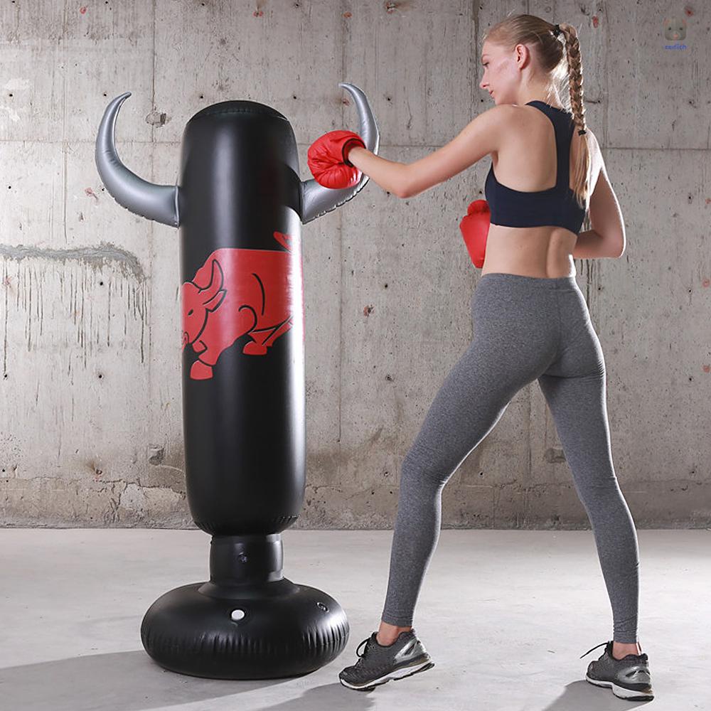 Túi Tập Đấm Bốc Bơm Hơi Tiện Lợi 5.2ft