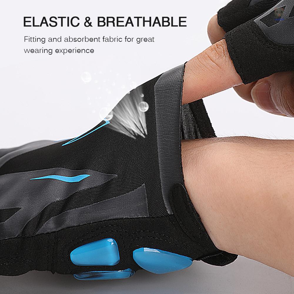 Găng Tay Hở Ngón Chống Trượt Tiện Dụng Khi Đạp Xe