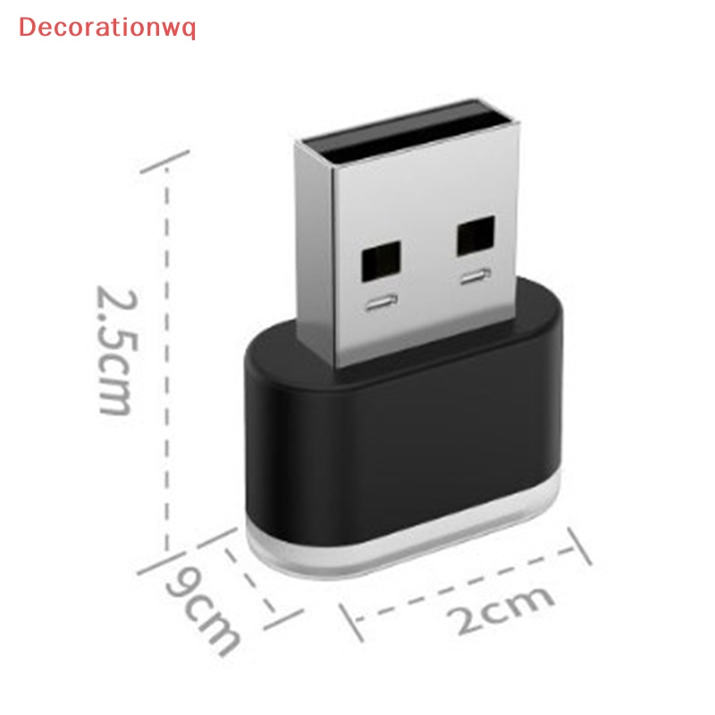 1 Đèn LED USB Ánh Sáng Trắng Tự Động Trang Trí Nội Thất Xe Hơi Mới
