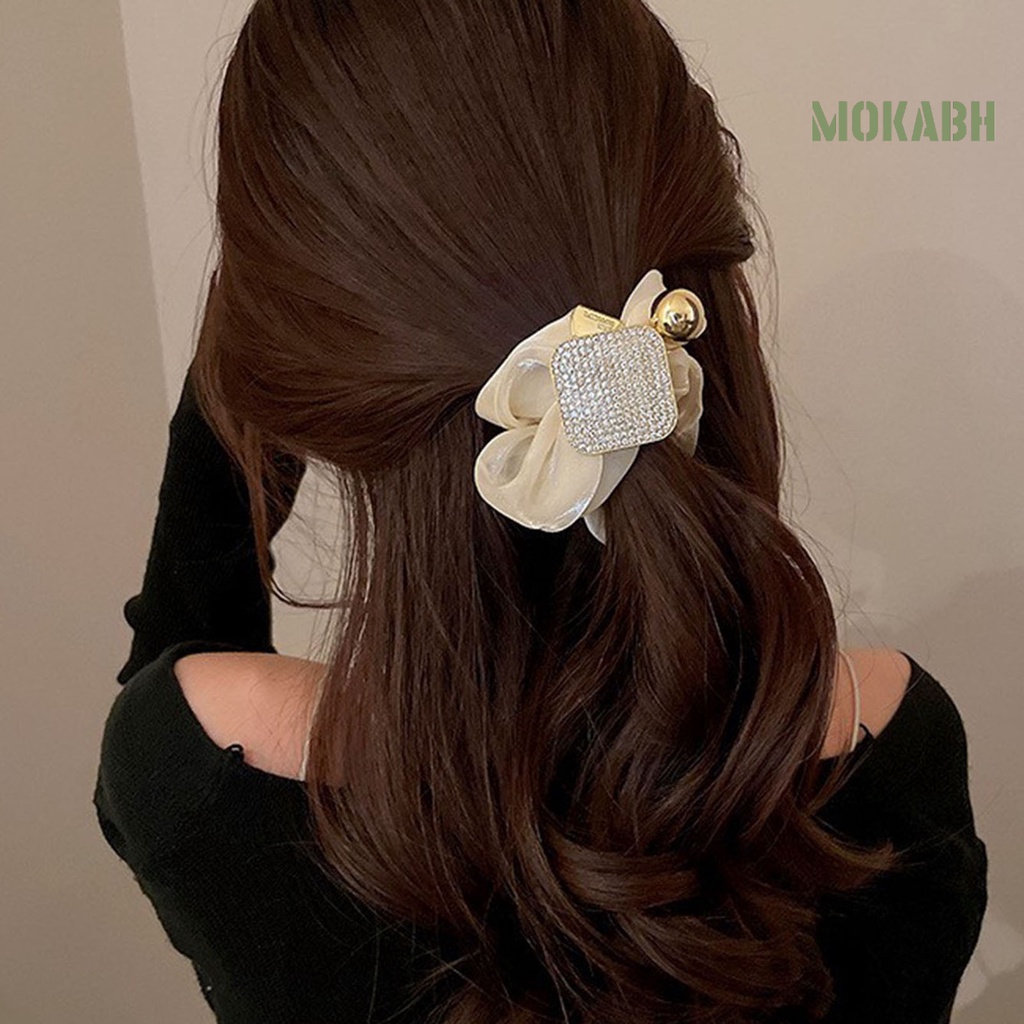 Dây Cột Tóc Co Giãn Đính Ngọc Trai Nhân Tạo Thời Trang Dành Cho Nữ