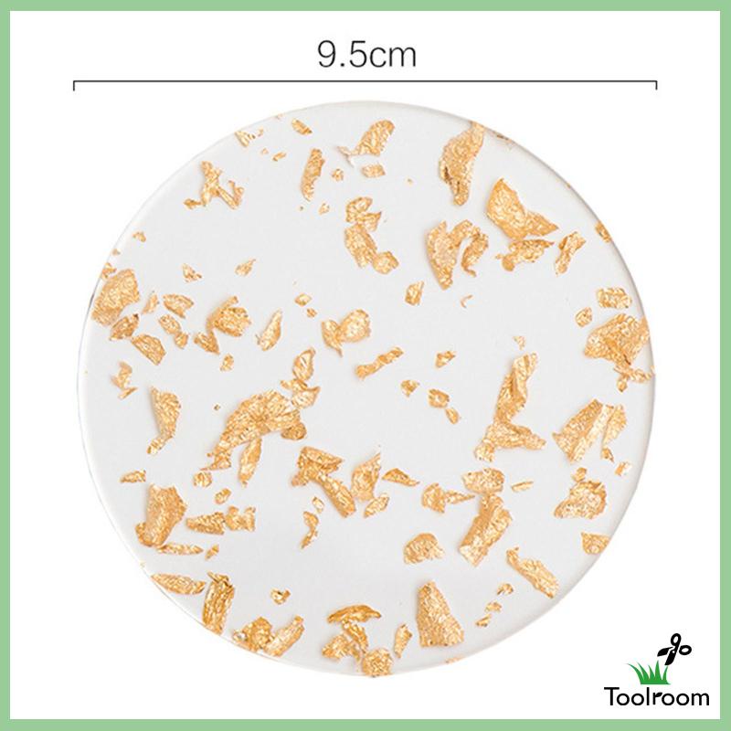 Đế Lót Cốc Bằng Acrylic Trong Suốt Tiện Dụng Cho Gia Đình / Văn Phòng