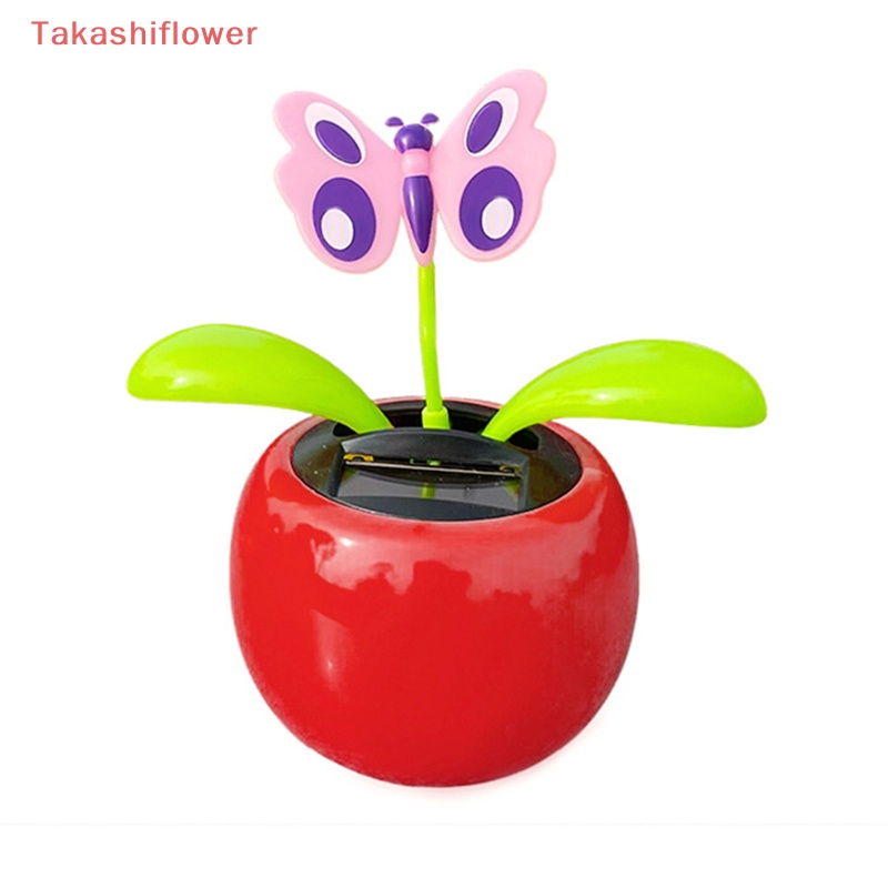 (Takashiflower) Đầu Bướm Lắc Tự Động Trang Trí Nội Thất Xe Hơi