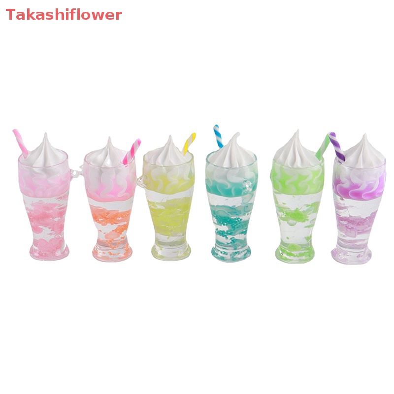 (Takashiflower) Đồ trang trí Lọ Kem Dạ Quang Mini Bằng Nhựa Resin Trang Trí Tiểu Cảnh