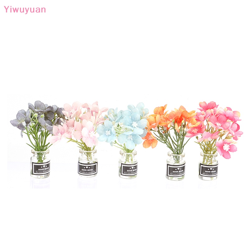 1 Bộ Chậu Hoa Mini Trang Trí Nhà Búp Bê 1: 6