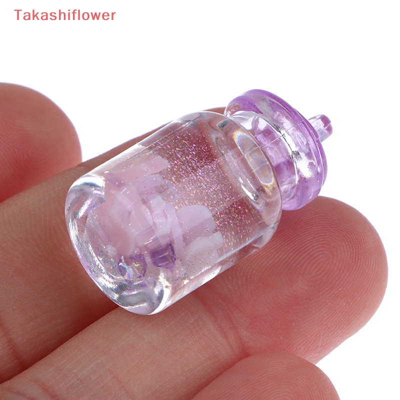 Set 10 Mặt Dây Chuyền Resin DIY Hình Lọ Hoa Hoạt Hình Phát Sáng Đáng Yêu