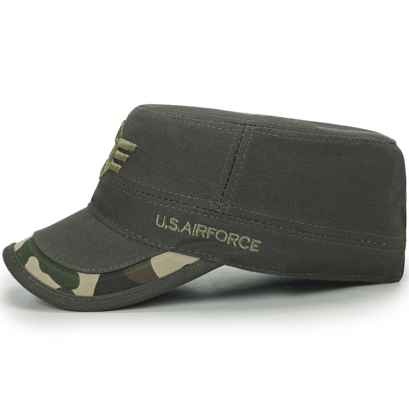 Mũ Lưỡi Trai Cotton Họa Tiết Rằn Ri Phong Cách Quân Đội Thời Trang Mùa Hè Cho Nam