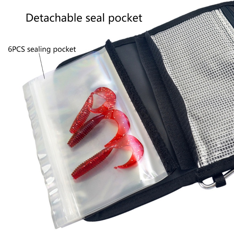 Ví Đựng Mồi Câu Cá Chống Thấm Nước Kèm Móc Khóa Carabiner