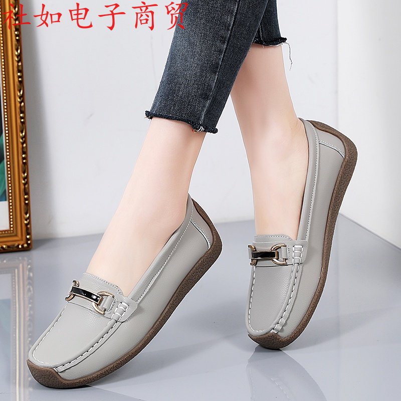 Giày Lười Da Thời Trang Cho Nữ