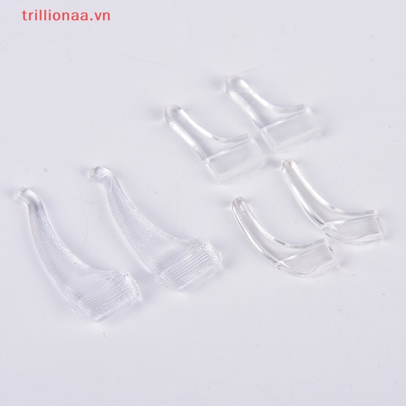 Set 10 Cặp Kẹp Giữ Mắt Kính Chống Trượt Bằng Silicon Tiện Dụng