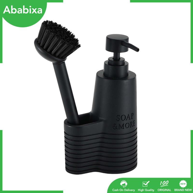 Giá Đỡ Cọ Rửa Chén / Xà Phòng Có Ngăn Đựng Xà Phòng Màu Đen Dễ Sử Dụng Hàng Ngày