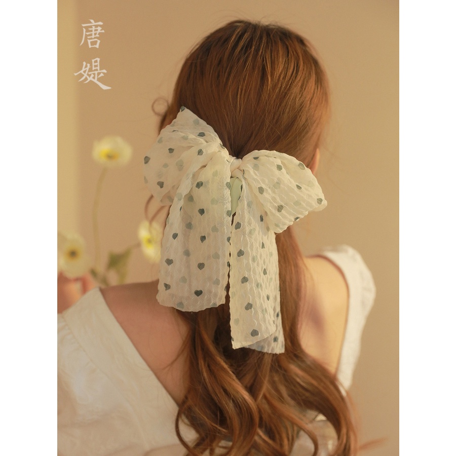 Dây Buộc Tóc Cao Su Đính Nơ Mẫu Mới 2023 Thời Trang Xuân Hè Cho Nữ