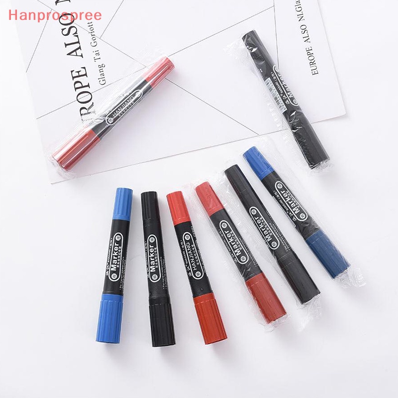 Bút Lông Hai Đầu Ngòi Lớn Không Phai Màu Chống Thấm Nước Dùng Trong Trường Học / Văn Phòng