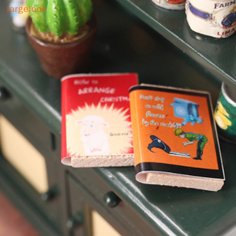 Bộ 6 Cuốn Sách Truyện Tranh Mini Tỉ Lệ 1: 12 Trang Trí Nhà Búp Bê