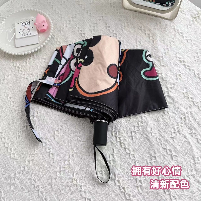 Dù Che Mưa Nắng / Nắng / Mưa Cỡ Nhỏ Bằng Vinyl In Hoạt Hình Shin-Chan Dễ Thương Tiện Dụng Cho Học Sinh / Văn Phòng