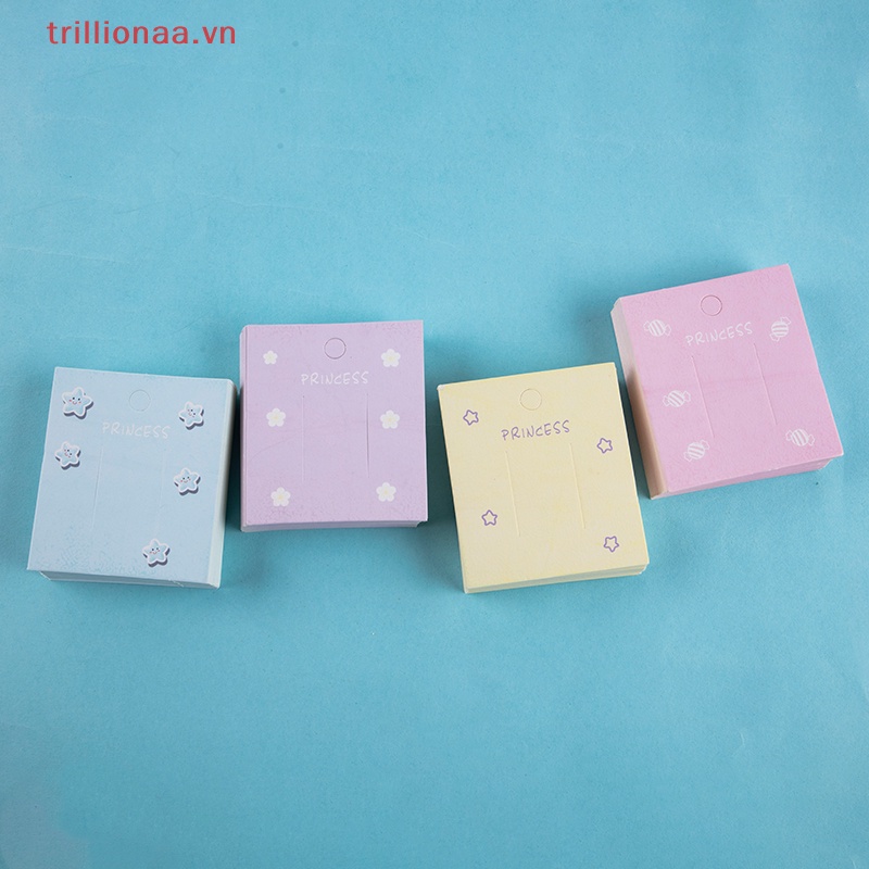 Set 50 Kẹp Tóc Nhựa 7 * 7CM Màu Xanh Dương / Hồng / Tím / Vàng Tiện Dụng