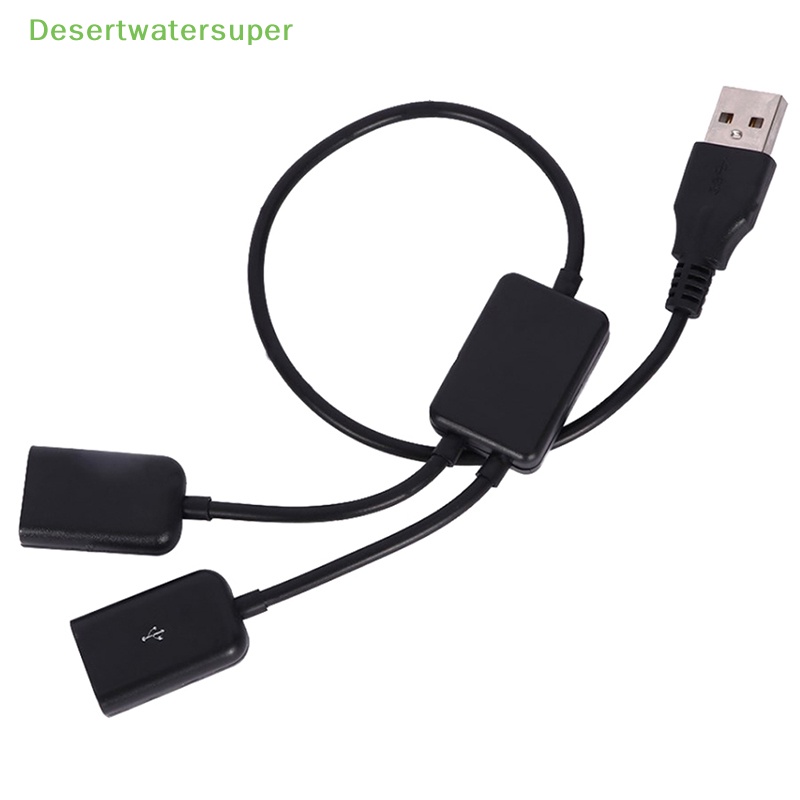 Dây Cáp OTG Chia Hai Cổng USB 2 Trong 1 Tiện Dụng