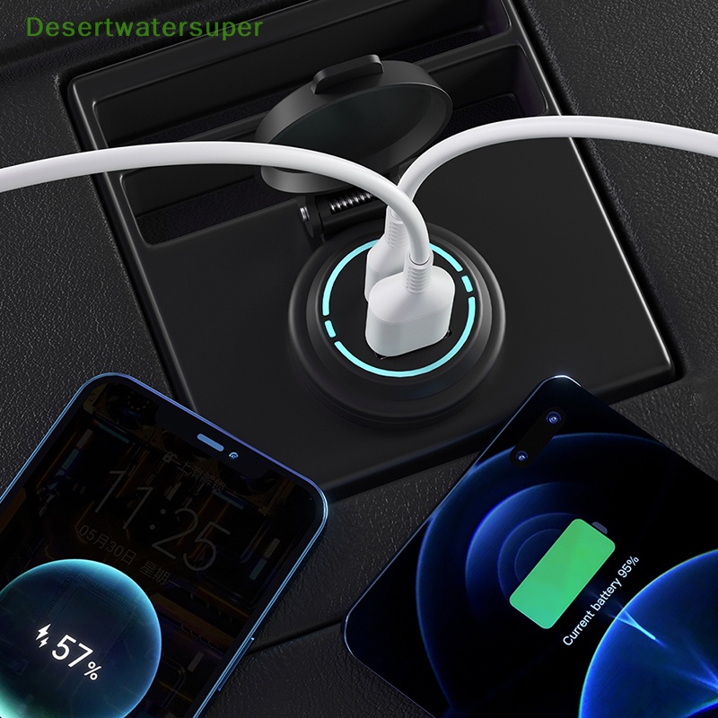 Ổ Cắm Sạc Hai Cổng USB 12V / 24V Cho Xe Hơi Xe Máy