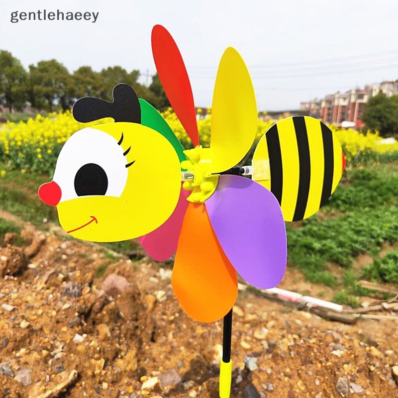 Chong Chóng Hình Con Ong Hoạt Hình Ba Chiều Trang Trí Sân Vườn Nhà Cửa