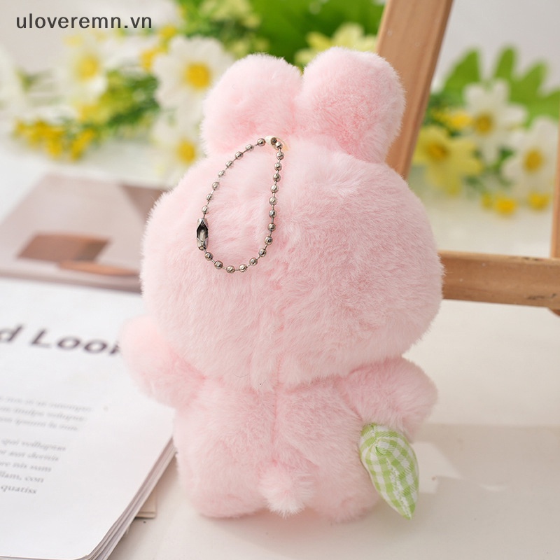 Móc Khóa Thỏ Nhồi Bông Dễ Thương