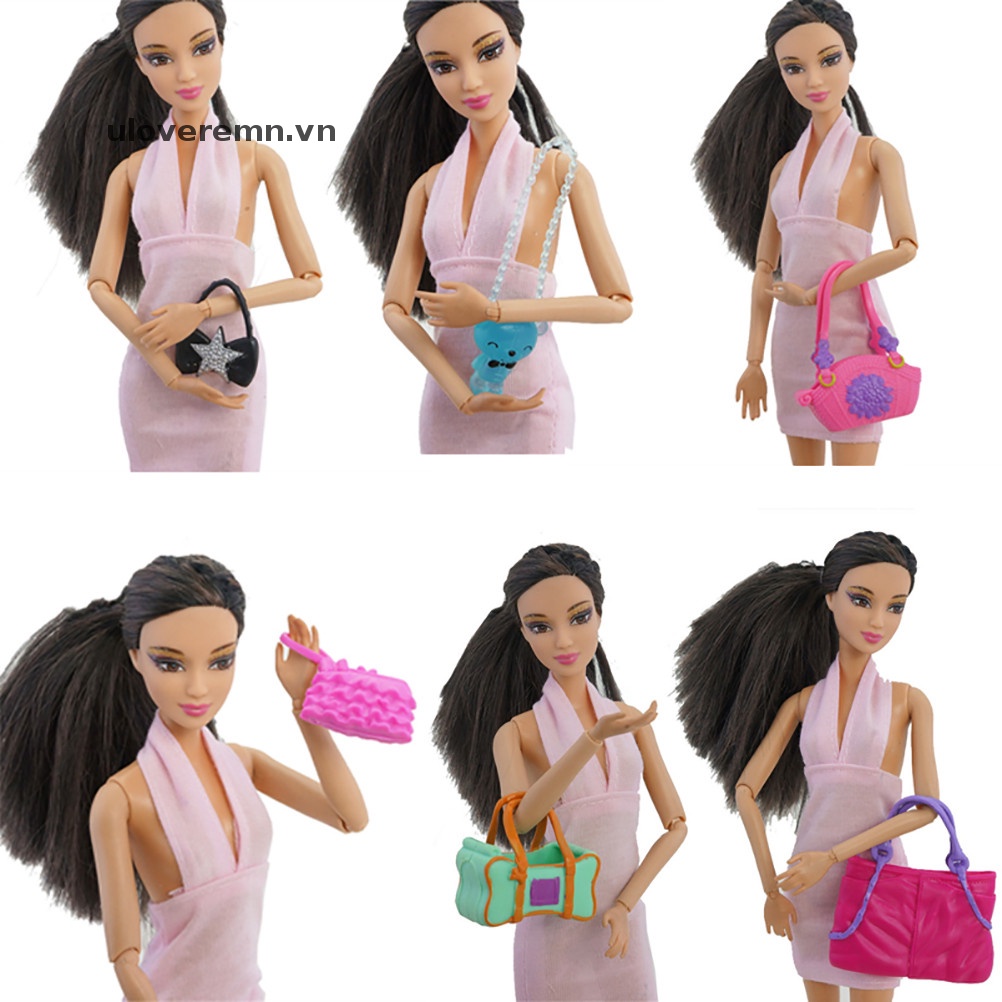 Set 4 Túi Đựng Búp Bê Mini Nhiều Màu Sắc Dễ Thương