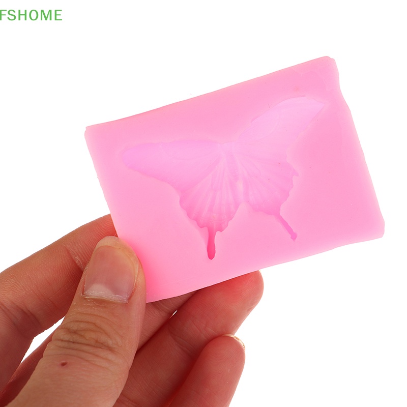 Khuôn Silicon Làm Bánh Kẹo Hình Bướm 3D Mới