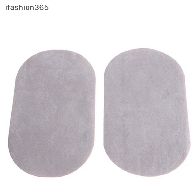 Set 2 Miếng Da Lộn Hình Oval Ủi Đầu Gối DIY Thời Trang ifashion365