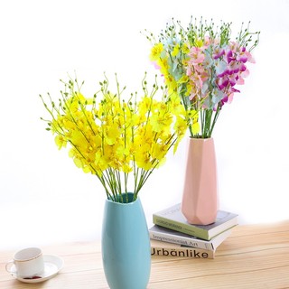Cành lan vũ nữ 3 nhánh VI138 , hoa giả trang trí