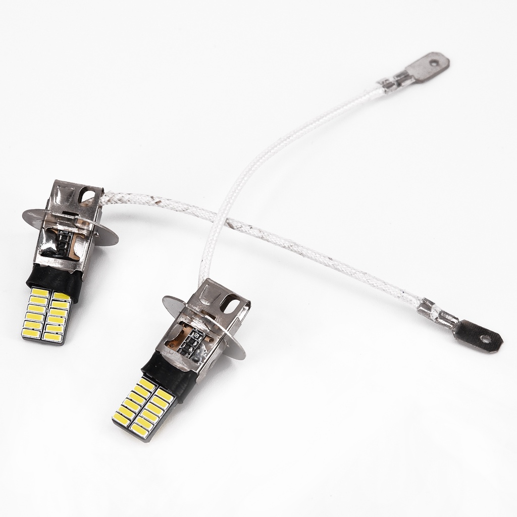 Đèn Pha ChốNg Sương Mù H3 DRL LED 4014 24-SMD Cho Xe Hơi