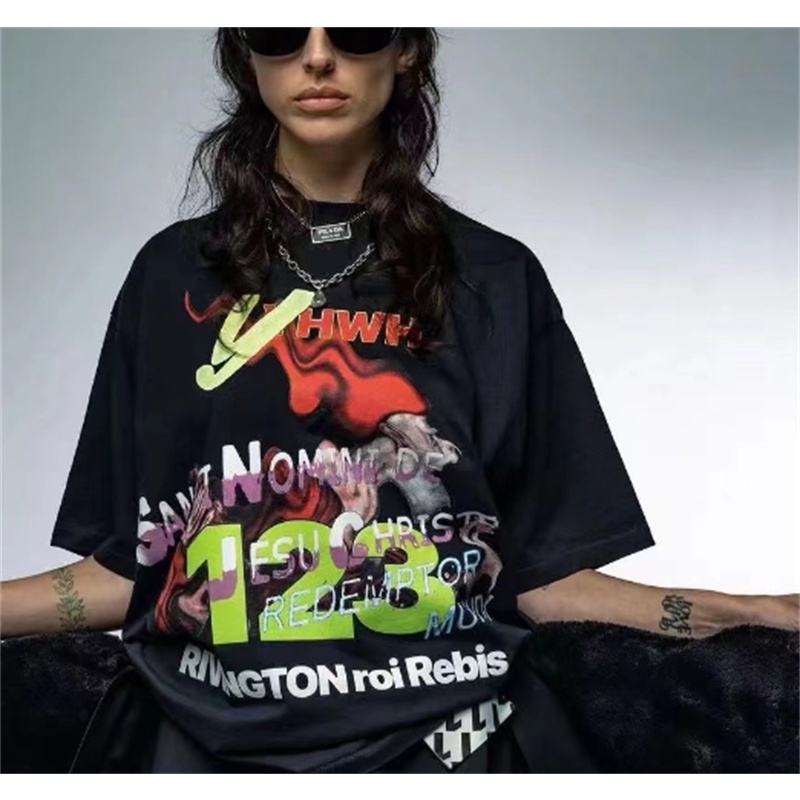 Áo Thun Cotton Tay Ngắn RRR123 Plus Size Unisex