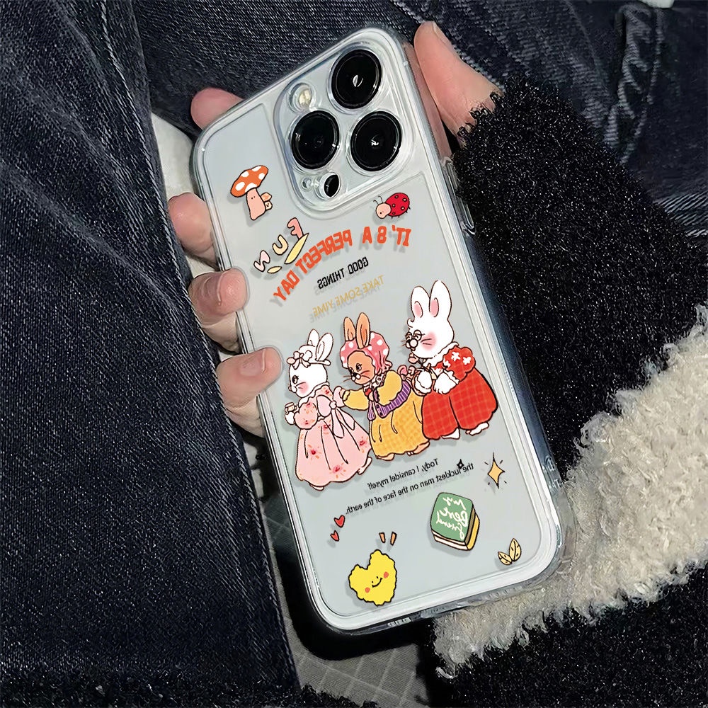 ✅Ốp Điện Thoại Dẻo Họa Tiết Chú Thỏ Dễ Thương Chống Sốc Cho Iphone12Plus 78 max11 1314proiPhone12plus 6In NZ37