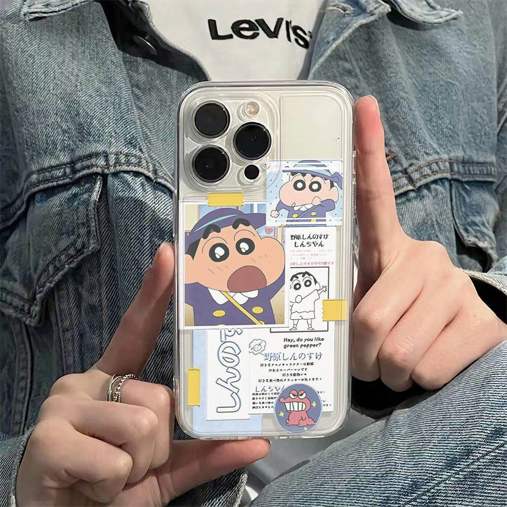 ✅Ốp Lưng Bé Shin Ngộ Nghĩnh Nhiều Mẫu Mã Cho Điện Thoại Iphone 11 14pro78 12 6In max13 3L3E