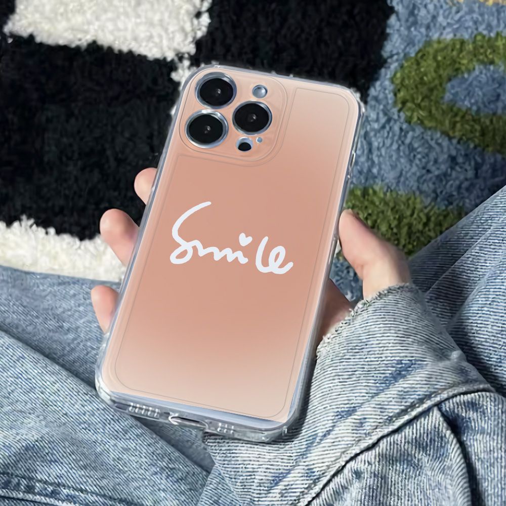 ✅Ốp Điện Thoại Mềm Chống Sốc Màu Hồng Cho Iphone 126In 14Pro max 13 11 78 E1V9