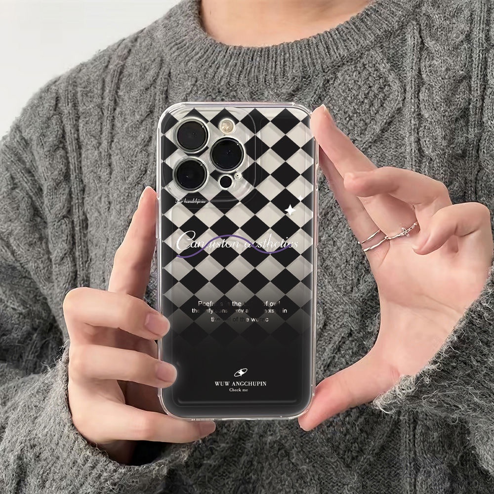 ✅Ốp Điện Thoại Mềm Họa Tiết Kim Cương Màu Gradient 6ins 78iPhone12 11 14Promax 13max 40VO