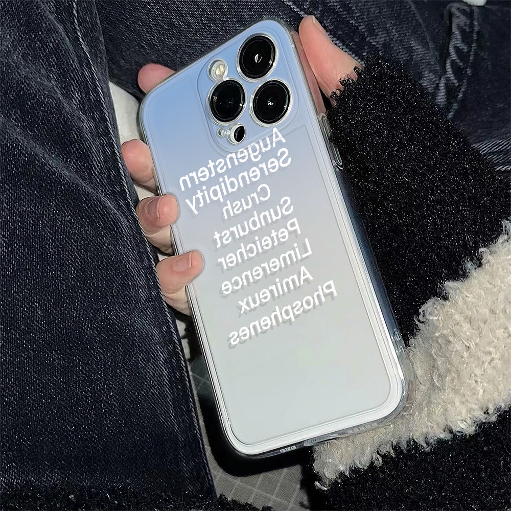 ✅Ốp Điện Thoại Mềm Chống Sốc Màu Gradient Cho Iphone 13iphone1211 Matcha 78plus 14pro 6In MMSC