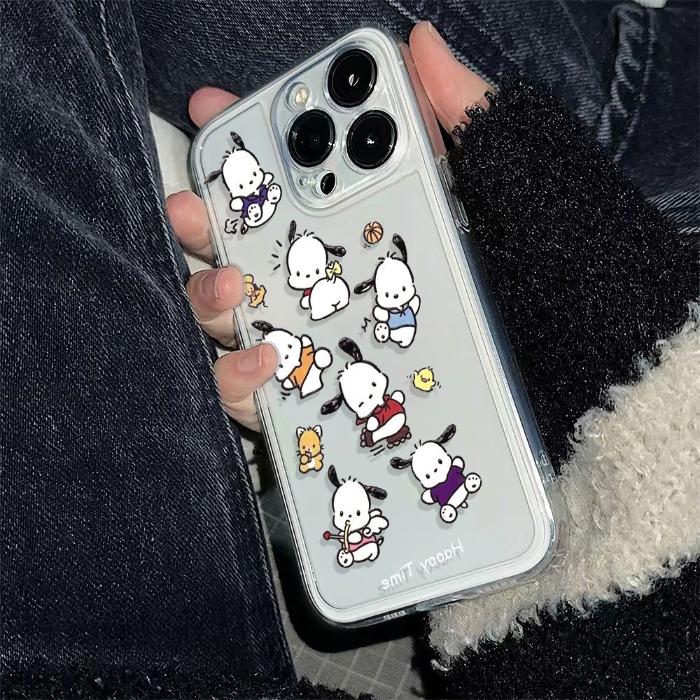 ✅Ốp Điện Thoại Mềm Chống Sốc Họa Tiết Chú Cún Đơn Giản Cho Iphone 13 78 max 1214Pro 6In11 5QB4