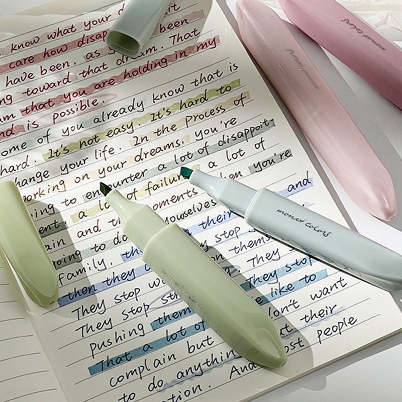 Set 4 Bút Bắt Sáng Màu Kẹo Ngọt Dễ Thương