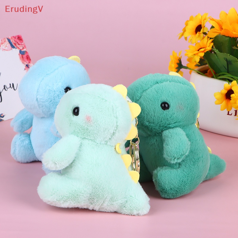 Móc Khóa Hình Khủng Long Nhồi Bông Mềm Mại Đáng Yêu