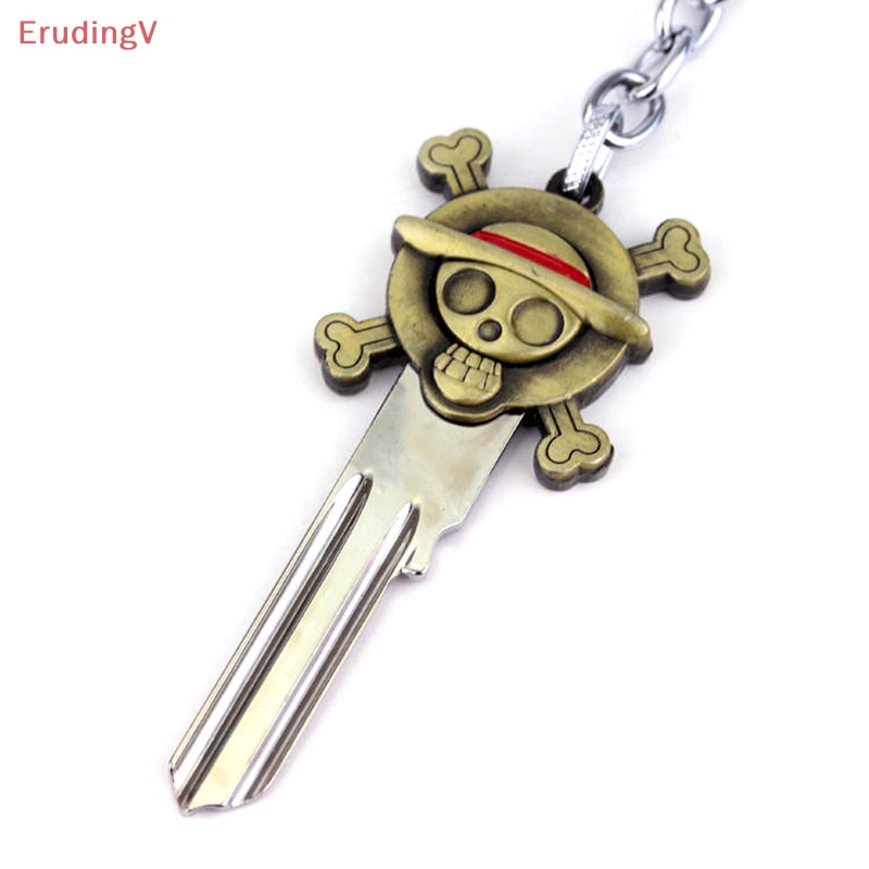 Móc Khóa Kim Loại Hình Nhân Vật Luffy Đội Mũ Rơm Trong Phim Hoạt Hình One Piece